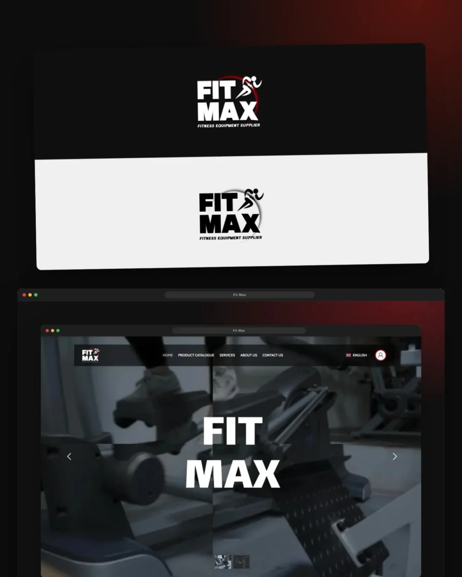 Fit Max logo and brand identity by Lynked